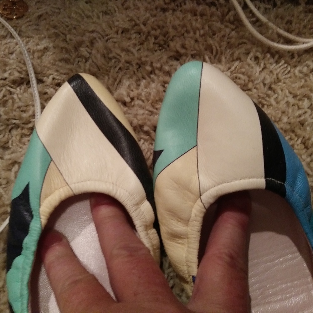 Emilio Pucci travel flat ballerina shoes 38.5